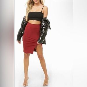 Forever 21 Red Pencil skirt- M